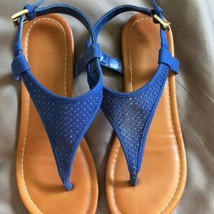ANA royal blue sandals